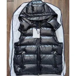 Män ner väst vinter jacka designer västar huva män väst vinter unisex jacka ärmlös utomhus varm tjock gilet