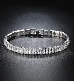 Bracelet de luxe en argent Sterling 2021, coupe princesse, 18cm, 925, bijoux d'anniversaire pour femmes, Moonso S57761252311