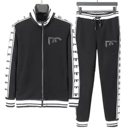 High tech and high-tech sportswear, full pull and exercise pants, sportswear suit, men's clothing designer jacket, space cotton jogging sportswear topbr 38022