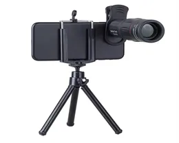 Universal 18x Teleskop -Vergrößerung Zoom Mobiltelefone Monokulare Telepo -Kameraobjektiv mit Clip -Stativ für das iPhone für Samsung xiao9519799