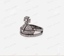 selling Classic Little Saturn Ring and Crown 3color Microinlaid Zircon Luxury Women039s Essential Accessories Whole38372933999416
