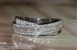 925 Pierścienie srebrne srebrne Fahion Designer Biżuteria Kobiety Diamenty Pierścień dla kobiet Hiphop z 511 rozmiarami Pierścienie łańcuchowe 2543798