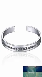 Serenity Prayer Cuff Bangle Silver Plated Bracelet In A Gift Box Love For Women Factory expert design Quality Latest Style O3473899085791