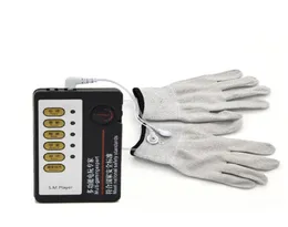 Rękawiczki elektrody przewodzącej Ból Maszyna Ból Ból Orodzaj Relaks Massager Reuse6953817