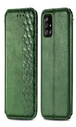 Per Samsung Galaxy A715G Versione Custodia per telefono TPU PU Pelle Flip magnetica con slot per schede Foro per cinturino in metallo Modello A715G Versione7224287