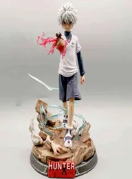 27 cm Hunter x Hunter Gon css Killua Zoldyck Anime PVC Figura de acción Juguete GK Juego Estatua Estatuilla Colección Modelo Muñeca Regalo H3925728