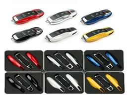 ل Porsche Boxster Cayman Panamera Car Key Case Cover Key Key Shell Car Accessories Case Protectory with Remote Control 6317579