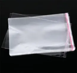 100 pz Lotti Richiudibile Cellophane OPP Poli Borse di Spessore Trasparente Abbigliamento Pacchetto di Immagazzinaggio del Sacchetto Busta Confezione Regalo7505886