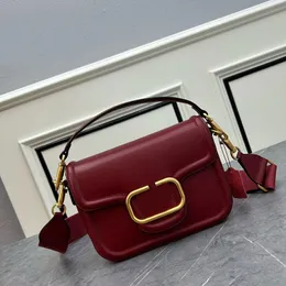 Klappen-Einkaufstasche, Geldbörse, Designer-Tasche, Handtasche aus genarbtem Kalbsleder, Umhängetasche, Damen-Umhängetasche, Magnetschnallenverschluss, abnehmbarer Schultergurt aus Stoffleder