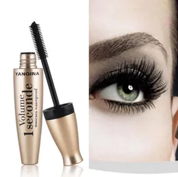 Yanqina New 4D Fiber Mascara Long Eyelash Silicone Brush Curving Enlight Mascara مقاومة للماء مكياج طويل العيون Cosmetic83333359