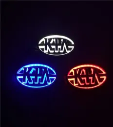 Bilstyling 119cm62cm 5d bakre märke glödlampa emblem logotyp led lätt klistermärke lampa för kia k5sorentosoulforteceratoSportagerio3128366