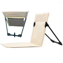 Camp Furniture Portable Back Chair Universal Foldable Backrest Lightweight Cushion Comfortable Wear-resistant Outdoor Supplies