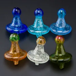 UFO Glass Carb Cap Glow in dark XL XXL Diamètre 30mm Pour Quartz Banger Nail Enail Nails Coloré Dab Rig LL