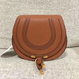 MARCIE Designer Mulheres Woody Saddles Bolsa De Embreagem De Luxo Vintage Cowskin Couro Hobo Luxo Crossbody Messenger Mens Bolsa De Ombro Sacos Fivela Magnética