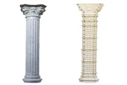 ABS Plastic Roman Concrete Column Mögel Multipla stilar Europeiska pelarformkonstruktionsformar för Garden Villa Home House234Q4854986