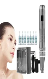 7pcs의 DR PEN M8 카트리지 프로페셔널 전기 무선 Derma RF 마이크로 니닝 머신 MTS Mesotherapy BBGLOW 2206237241143