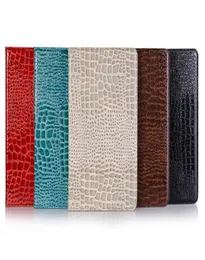 Designer iPad Case Flip Wallet Bright Crocodile Grain Pu Leather Tablet PC Cases For iPad Pro 12.9" Air 2/3 ipad 5 6 Protect Cover2377157
