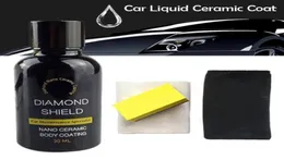 Automotive Nano Coating Liquid Ceramic Spray Coating Car Polish Spray Tätning Top Coat Quick Nanocoating 30 ml Car Wax19141518
