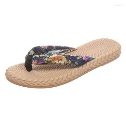 Slippers BRCCHENXI Women's Outdoor Recreation Beach Flip-flops Wedge Heels And Non-slip Textures