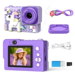 Câmera infantil com um cartão de memória de alta velocidade micro brinquedo para crianças para jogos de desenvolvimento brinquedos infantis 231227