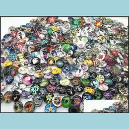 Clasps & Hooks Jewelry Findings Components Whole 100Pcs Lot Assorted Mixed Different Styles High Definition 18Mm Round Glass G2583