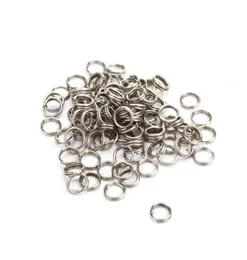 1000pcs Stainless Steel Fishing Split Rings Heavy Duty Lure Solid Ring Loop Lures 7mm 150lbs3162629