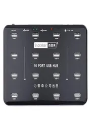 Sipolar 16 Ports USB 20 Hub Bluk Duplicator For 16 TF SD Card Reader Udisk Data Test Batch Copy With 5V 3A Power Adapter 2106151229495