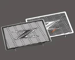 Copertura per grille in acciaio inossidabile per radiatore in carbonio motociclistico per kawasaki Z750 Z800 ZR800 Z1000 Z1000SX 2012201651192894662879