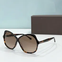 نظارة شمسية 1013 Havana Brown Brown Gradient Womens مصمم نظارات شمسية ظلال Sunnies Gafas de Sol UV400 Eyewear مع صندوق
