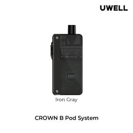 Original Uwell Crown B POD System Kit 35W 1150mah Batteri 3,5 ml Patron PA -spole 510 DRIP TIP Vaporizer Electronic Cigarette