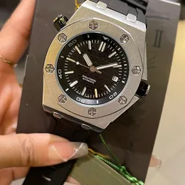 Najlepsze marka męskie zegarki luksusowe mechaniczne automatyczne ruch na rękę zegarek dla mężczyzn designerski zegarek 42 mm gumowy pasek na prezent na urodziny w Walentynkach w Walentynkach