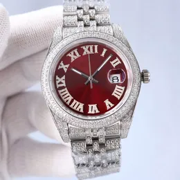 diamanten horloge heren automatische mechanische designer horloges waterdicht 41 mm saffier dames zakelijke horloges met diamanten bezaaid295w