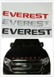 Für Everest Car Front Head Emblem Logo Sticker Bage Letters Nameplate Decals3579657