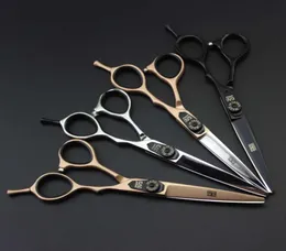 new arrival professional barber hair cutting scissors KASHO GF60 55 inch60 inch 6CR silverblackrose golden2805629