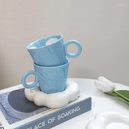 Кружки ins ceramic cloud Coffee Mug and Plate 250 мл персонализированная водяная чашка набор