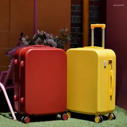 Чемоданы багаж мужчина и женская комбинированная коробка красная свадебная сеть 24 -дюймового чемодана