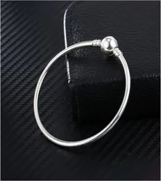 Wholesale 925 Sterling Silver Bracelets 3mm Chain Fit ra Charm Bead Bangle Bracelet DIY Jewelry Gift For Men Women4126269