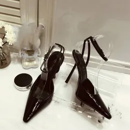 Créateur de mode y chaussures habillées sandales à talons aiguilles femmes talons en cuir sexy classique femme luxe gfhgf