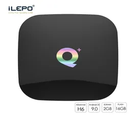 Q Plus Android 90 TV -Box H6 Quad Core 4GB 32 GB 64 GB Smart Media Player 4K 24G WiFi Support Bluetooth8749746