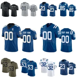 Bambino Uomo Donna Calcio 85 Drew Ogletree Jersey Bambini 32 Julian Blackmon 23 Kenny Moore II 53 Shaquille Leonard 45 EJ Speed 10 Gardner Minshew Josh Downs Nome personalizzato