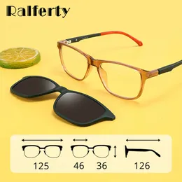 Ralferty Kids Clip On Glasses Sunglasses Garota Garoto Menino Polarizado Anti -UV Sol Tons Sombras 0 Dioptria Anti -Blue óculos óptica Miopia Frame 231227