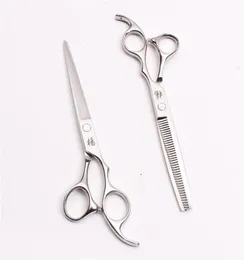 65quot 185cm 440C High Quality Sell Barbers039 Hairdressing Shears Cutting Thinning Scissors Professional Human Hair Sc6208845