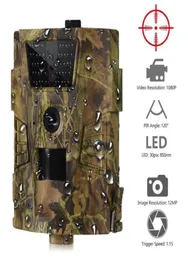 HD Camera HT001B Trail Camera 12MP 1080P 30pcs Infrared LEDs 850nm Hunting IP54 Waterproof 120 Degree Angle Wild18057927