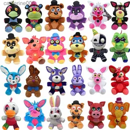 Gefüllte Plüschtiere Fünf Nacht bei Freddy Fnaf Süße Plüschtiere Spielpuppe 18 CM Bonnie Bär Foxy Cartoon Stoffpuppen Freddy Spielzeug für Kinder GeschenkeL231228