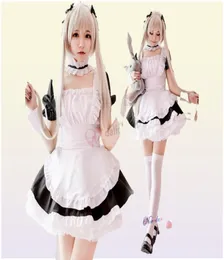 Трансвестит Sissy Maid Dress Anime Yosuga no Sora Kasugano Sora Косплей Костюм Женщины Мужчины Kawaii Одежда Для Хэллоуина Party2109676