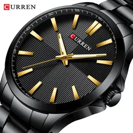 Mannen Horloges Luxe Merk Roestvrij Staal Mode Zakelijke Heren Horloge CURREN Horloge Man Klok Waterdicht 30 M Relojes325f