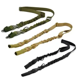 Tactical 2 -punkts Sling Justerbar bungee Straptwo Point Rifle Gun Sling med tung nylonstyrka POLDEDED68494609032240