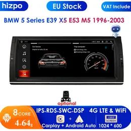 HIZPO Octa Core Android 10 4G 64G DSP Car Multimedia Player GPS Navigation Stereo Radio for E39 E53 M5 1995-2003 Carplay