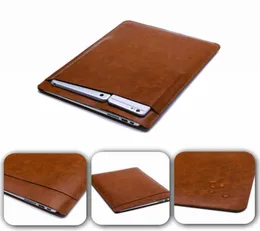 Роскошный чехол с рукавом Retina, двухъярусный чехол с карманом для сумок для ноутбуков, защитный чехол из искусственной кожи для MacBook air 11, 12, 13, 15 дюймов3360534