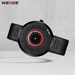 Weide Quartz Movement Waterproof Mens Luxury Leather Strap Date Clock Relogio Masculino Kvinnor Titta köpa en få en gåva236r